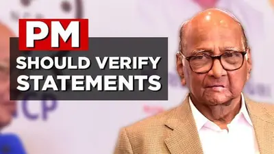 Sharad Pawar retorts to PM, says 'should have verified remark on Pak' Sharad Pawar