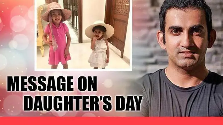 Gautam Gambhir writes a beautiful message on National Daughter's Day Gautam