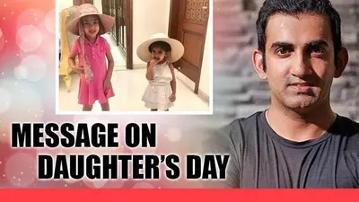 Gautam Gambhir writes a beautiful message on National Daughter's Day Gautam