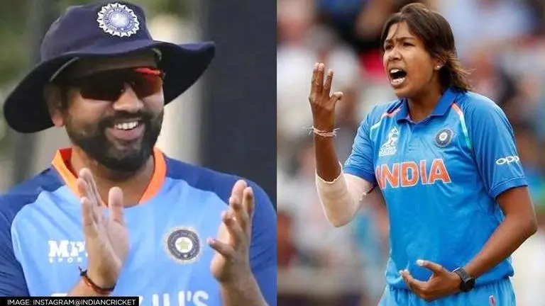 'An inspiration to youngsters': Rohit Sharma pays tribute to retiring Jhulan Goswami Rohit Sharma and Jhulan Goswami