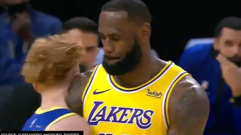LeBron James gives Warriors rookie Nico Mannion BRUTAL welcome to NBA; watch video LeBron James