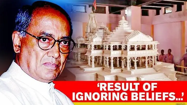 Congress Digvijaya politicises BJP and Ayodhya trust leaders getting Covid; stoops low Digvijaya Singh
