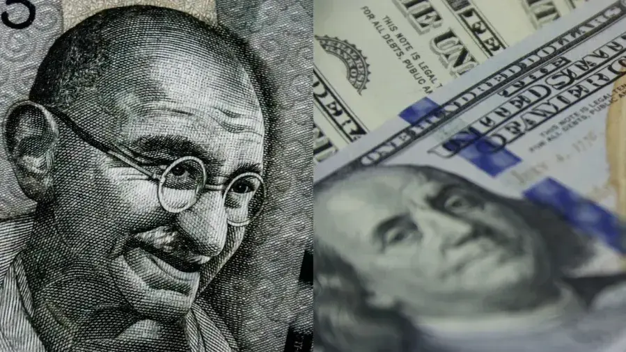 Rupee falls to record low of 83.34 against dollar, notches weekly decline Rupee versus Dollar