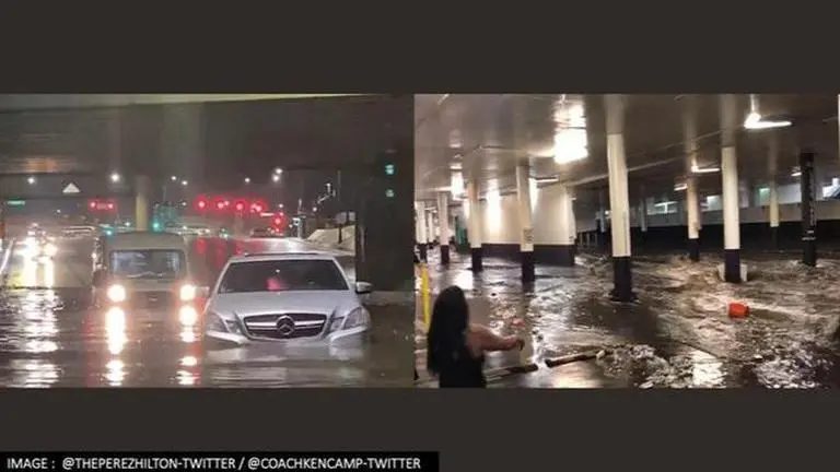 US: Heavy rain triggers flash floods in Las Vegas; casinos, airport submerged in water US