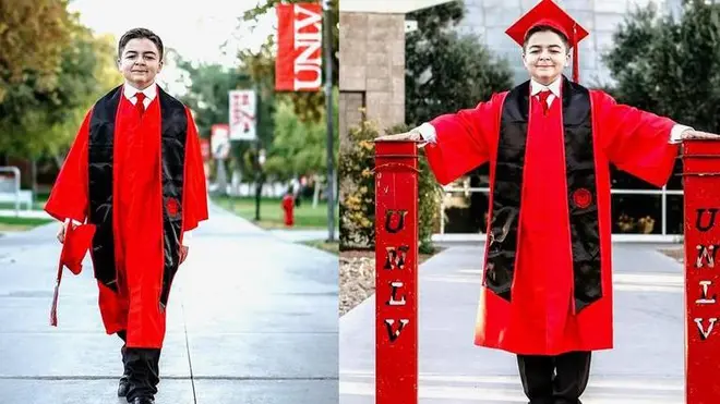 US: 15-year-old boy Jack Rico graduates from University of Nevada with ...
