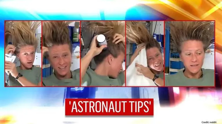 Video shows how astronauts wash their hair in space, netizens say 'I'd just cut my hair' astronauts