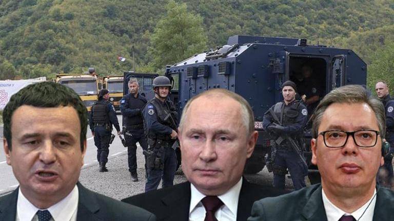 Kosovo accuses serbia of using 'textbook repetition of putin’s playbook' amid border row