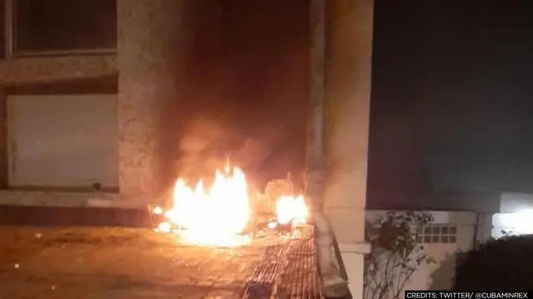 Cuba blames US after Molotov Cocktail 'Terrorist Attack' at Paris Embassy amid sanctions Cuba