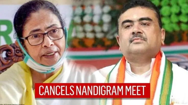 Mamata Banerjee cancels Nandigram visit on January 7 after Suvendu declares rally next day Mamata Banerjee