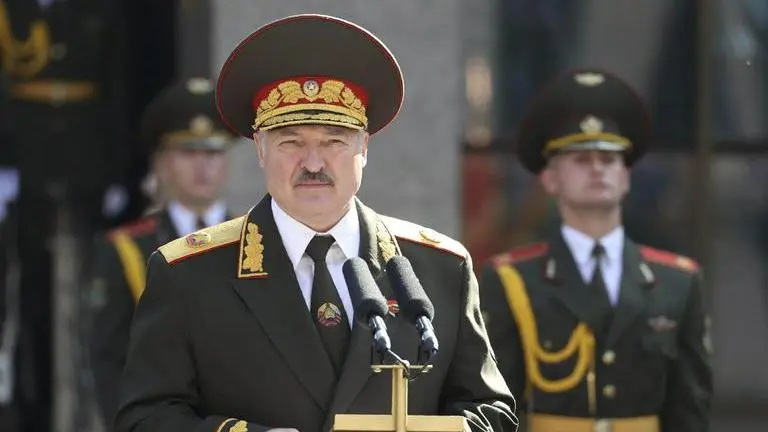 Belarus President Alexander Lukashenko visits opposition activists in Minsk prison Belarus