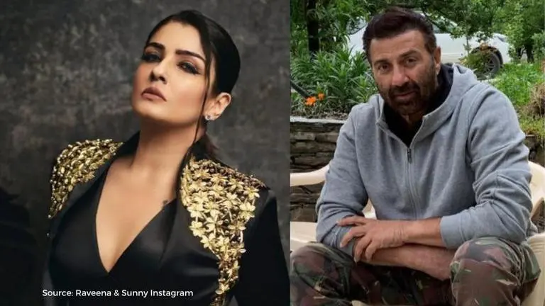 Raveena Tandon & Sunny Deol's movies list: Have a look at some of their popular films Raveena Tandon