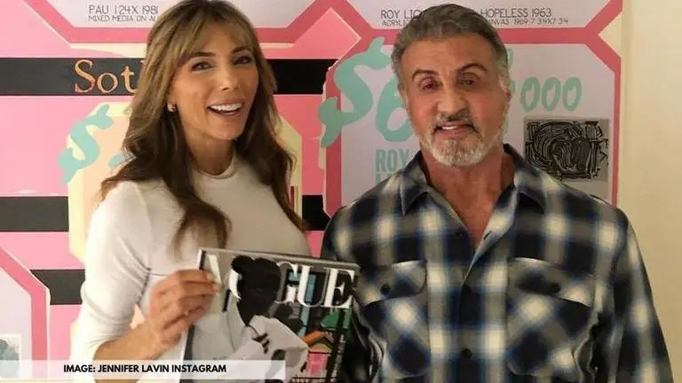 Sylvester Stallone and Jennifer Lavin