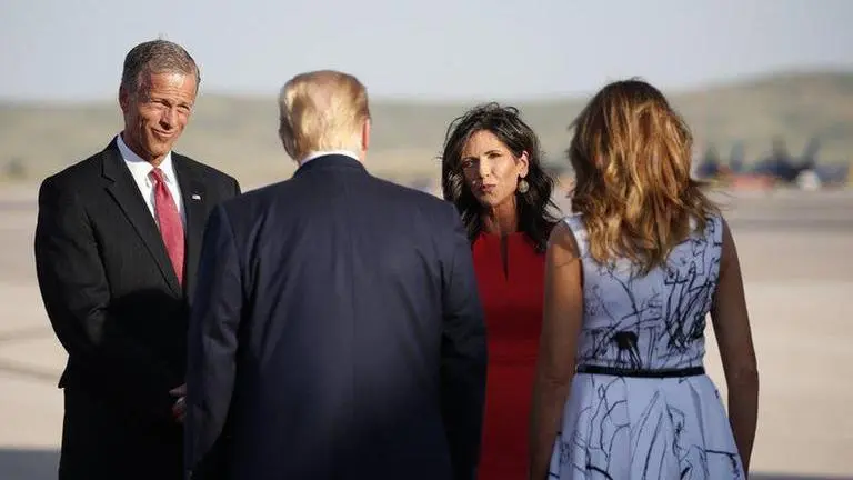 US: South Dakota Guv accompanies Donald Trump after being exposed to coronavirus US