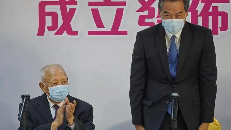 Former Hong Kong leaders launch pro-Beijing coalition Former Hong Kong leaders launch pro-Beijing coalition
