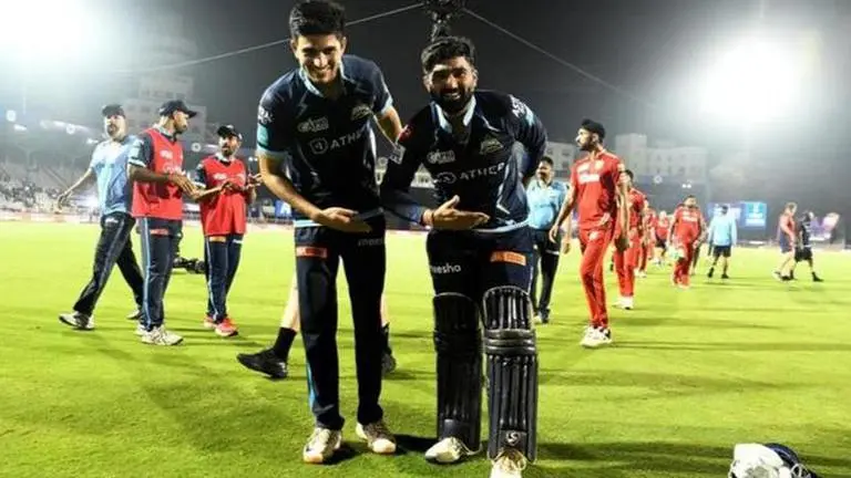 Shubman Gill and Rahul Tewatia