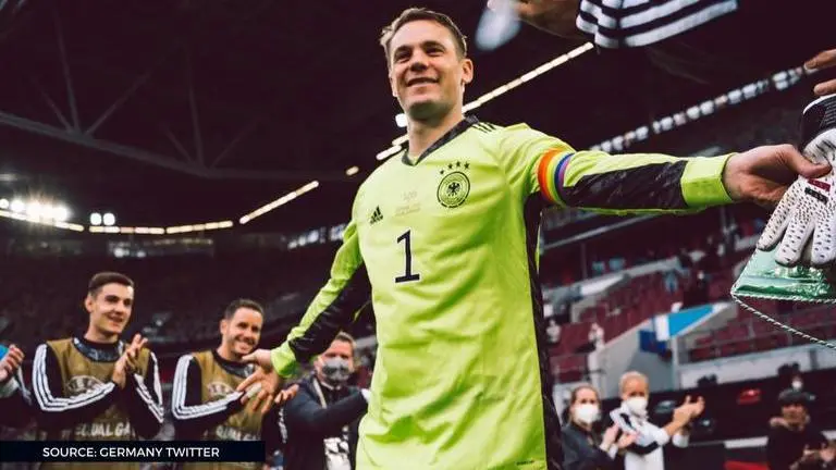 Neuer becomes first German goalkeeper to reach a century of international appearances Neuer