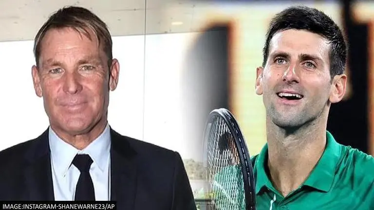 Novak Djokovic, Shane Warne, Djokovic Australian Open, Australian Open, Australian Open 2022, Shane Warne slams Djokovic, Djokovic visa controversy