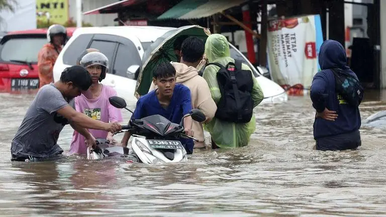 Indonesia: At least five people killed due to severe floods in Jakarta Indonesia