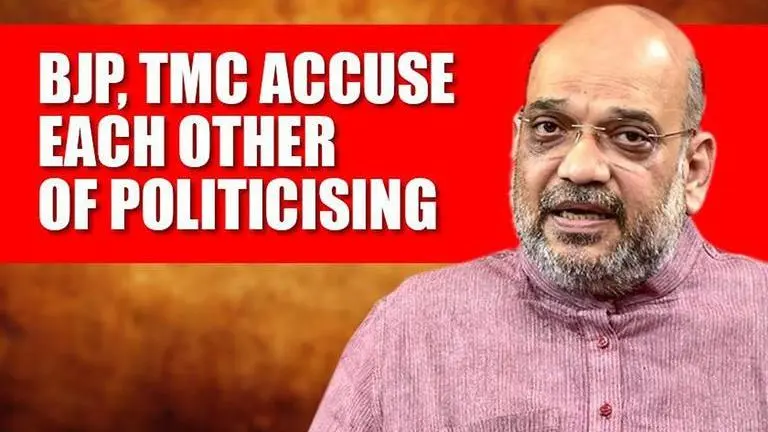 Ahead of Amit Shah's Puja inauguration, TMC, BJP exchange barbs Amit Shah