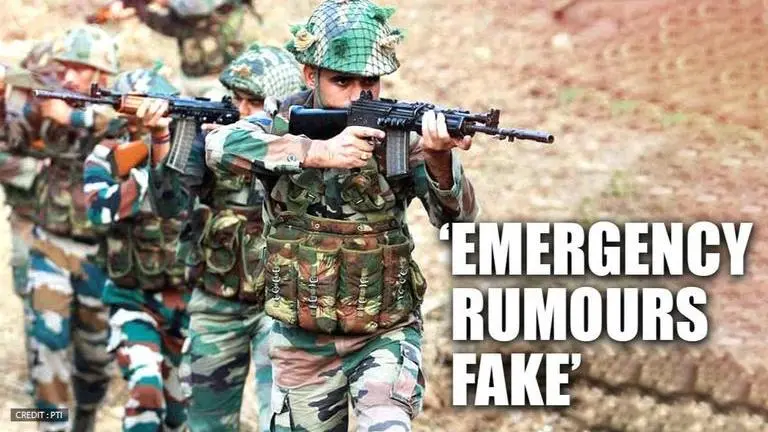 Indian Army annuls declaration of emergency in mid-April; calls it 'fake' & 'malicious' Indian Army