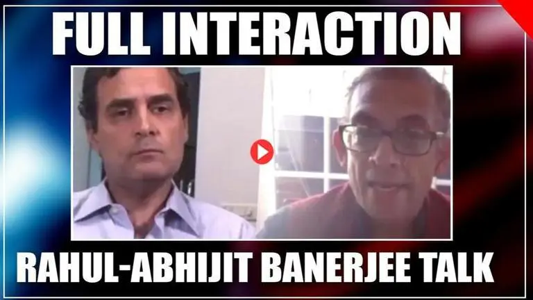 After Raghuram Rajan, Rahul Gandhi's next guest is Nobel Laureate Abhijit Banerjee; WATCH Rahul Gandhi