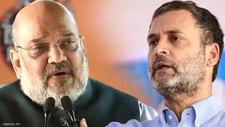 Amit shah slams congress for 'insulting tribals & obcs', alleges they have a history