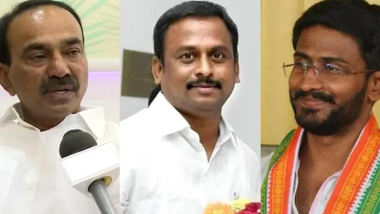 In Telangana's Huzurabad by-poll, TRS min-turned-BJP neta Eatala Rajender poised to win Huzurabad bypoll