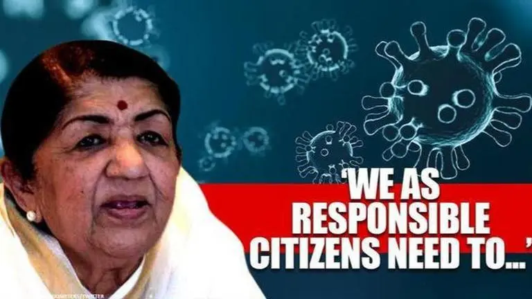 90-yr-old Lata Mangeshkar calls Coronavirus pandemic 'real & disturbing' | Read her appeal Lata