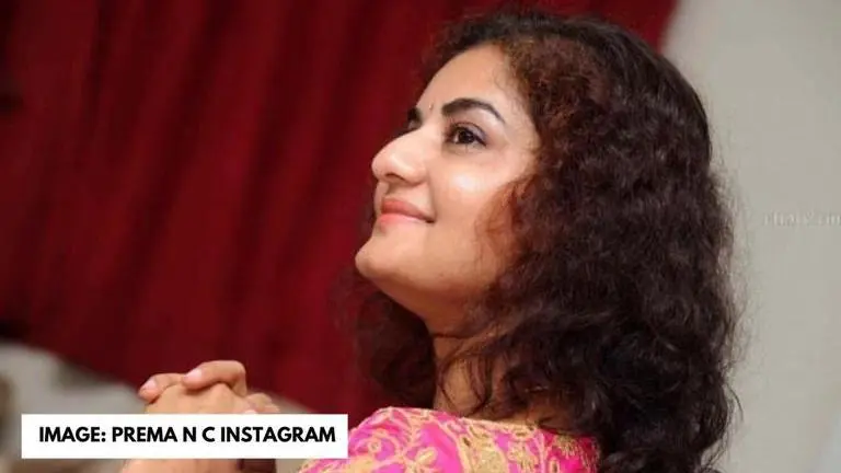 Kannada actor Prema NC denies rumours of second marriage, tells fans to 'not believe this' IMAGE: PREMA NC INSTAGRAM