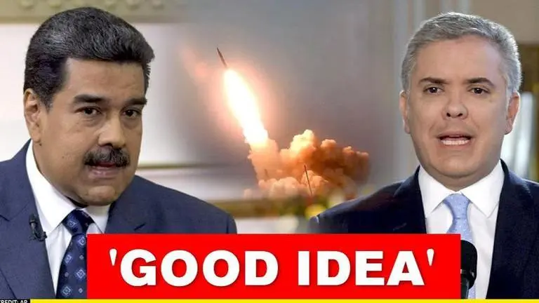 Venezuela President Maduro takes a jib at Columbia for suggesting missile deal with Iran Venezuela: buying missiles from Iran a 'great idea' says Maduro
