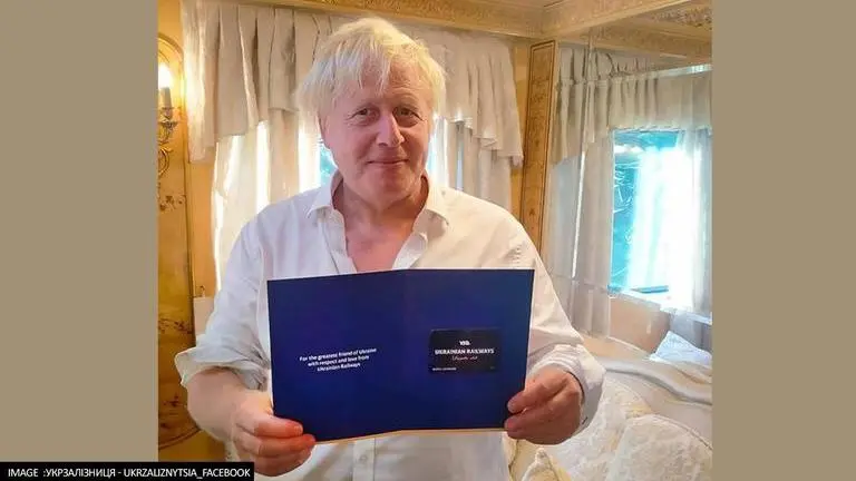 After 'Order of Liberty' honour, Boris Johnson now enters Ukraine railways' 'Loyalty Club' Boris Johnson