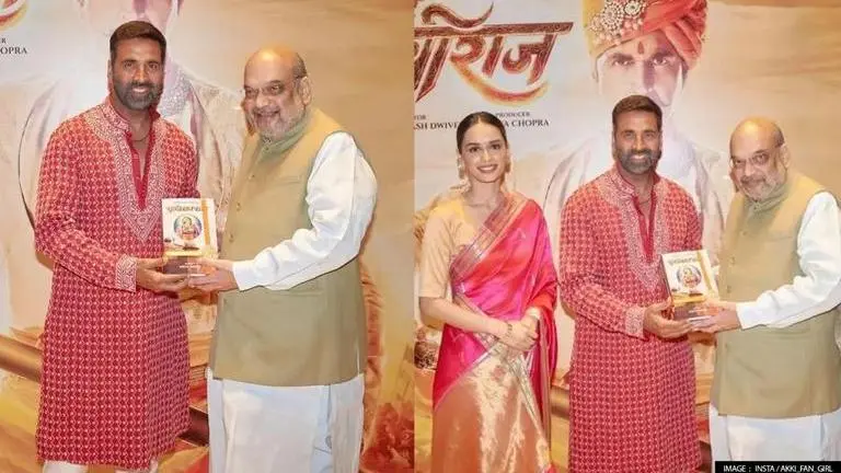 Akshay Kumar, Manushi Chhillar, Samrat Prithviraj