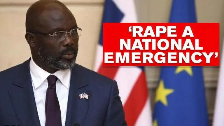 Liberia's President George Weah declares rape a national emergency after horrific spike Liberia