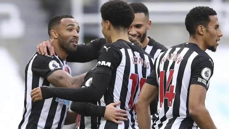 Wilson scores 2 as Newcastle upsets Everton 2-1 in EPL