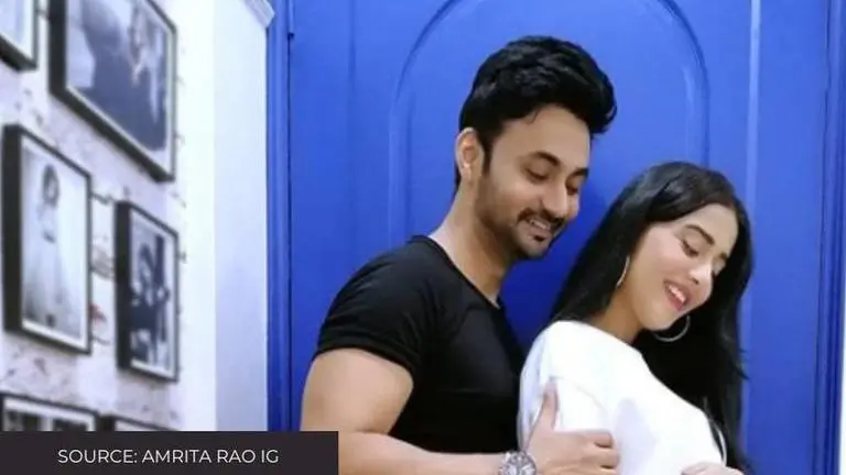 'Vivah' actor Amrita Rao, husband RJ Anmol blessed with a baby boy Amrita Rao
