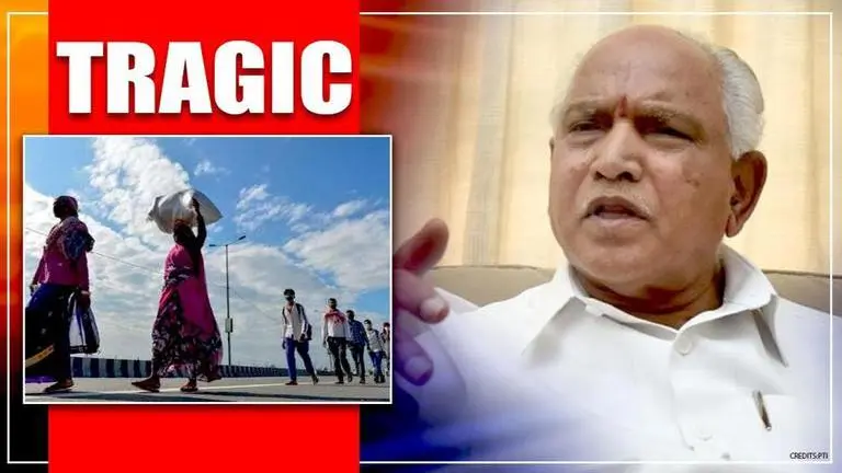 Karnataka CM condoles tragic demise of 'Gangamma' who walked 200 km during Covid lockdown Karnataka