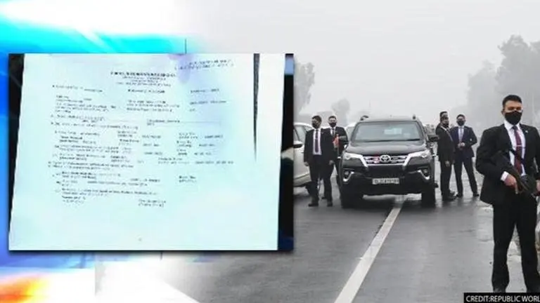 Republic accesses Punjab Police's FIR copy of PM's security lapse, against unknown persons PM Modi