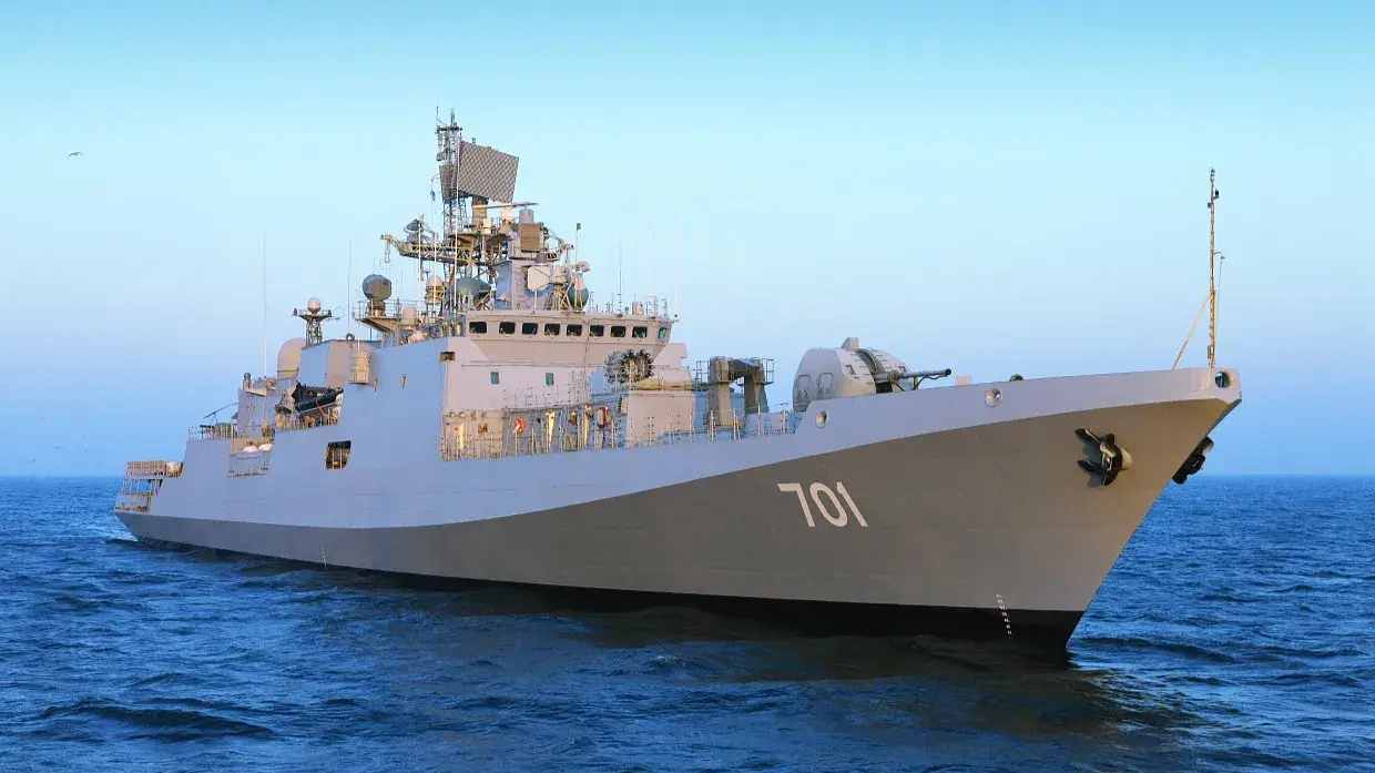 An Russian Project 11356 Frigate