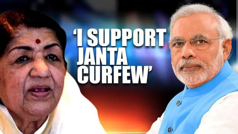 Lata Mangeshkar lauds PM Modi's 'Janta Curfew' call, requests people to support govt Lata