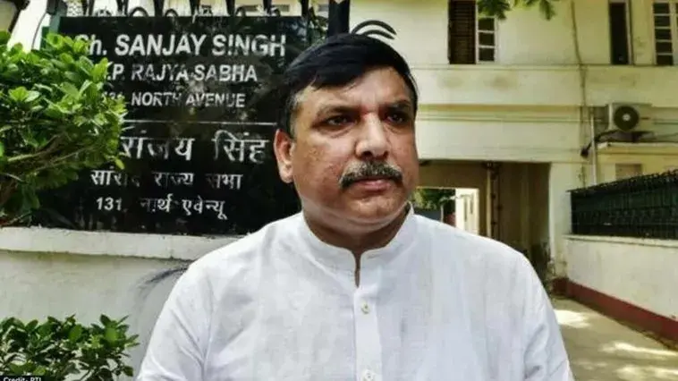 Sanjay Singh in Trouble? Goa CM's Wife Files 100 Crore Defamation Case Against AAP MP Sanjay Singh