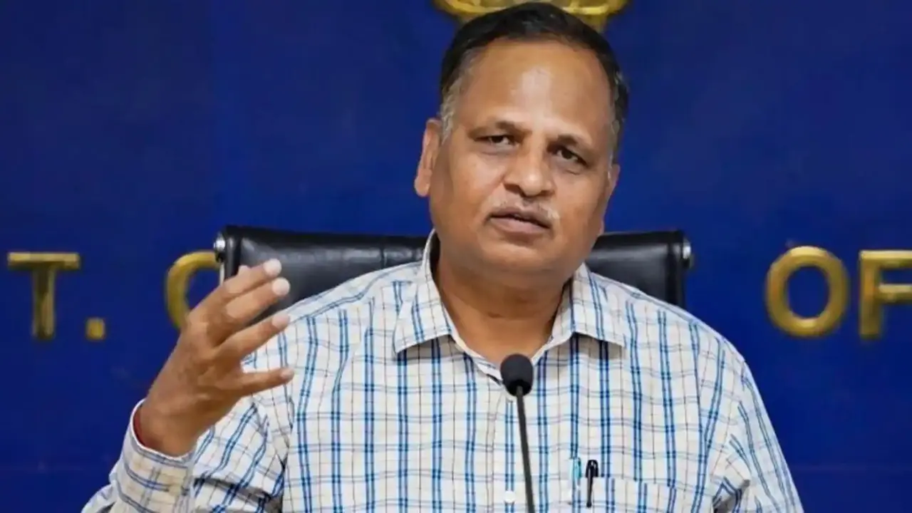 Former Delhi minister Satyendra Kumar Jain.