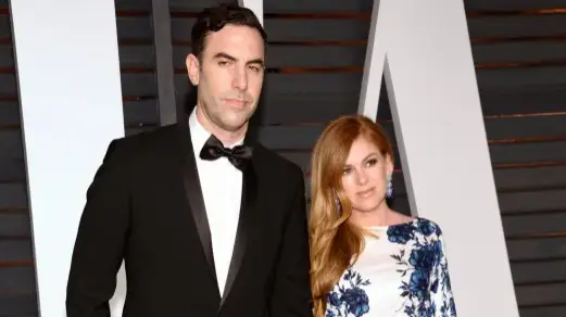 Sacha Baron Cohen and Isla Fisher