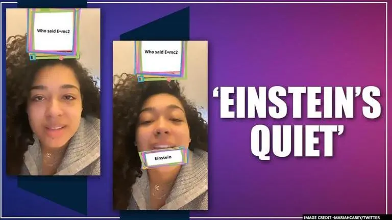Mariah Carey shares a hilarious video of girl saying the singer coined E=mc2; Watch Mariah Carey