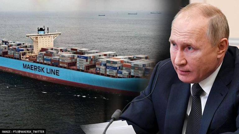 Russia Ukraine War Maersk Worlds Largest Container Shipping Company To Suspend Deliveries To 3817