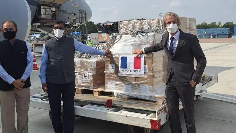 France sends ventilators, test kits to assist India in COVID-19 fight
