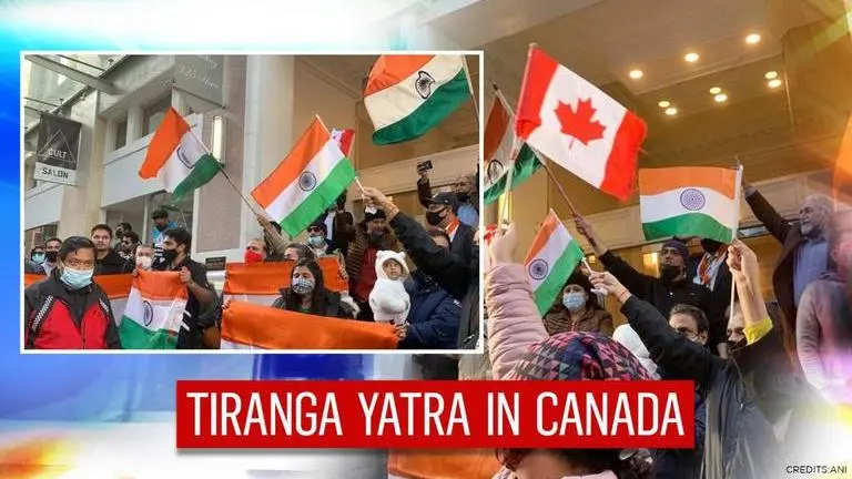 Indian diaspora in Canada's Vancouver hold 'Tiranga Yatra' against Republic Day violence 'Tiranga Yatra rally'