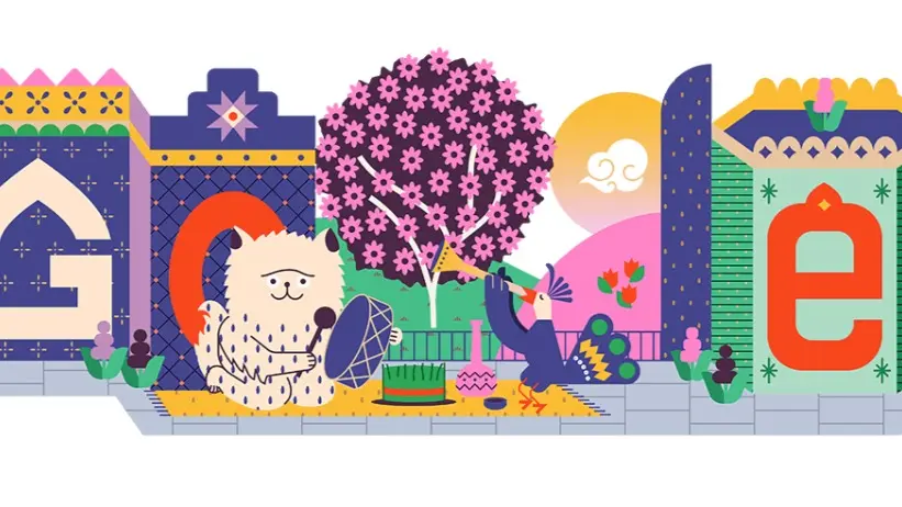 Google's Nowruz Doodle