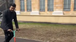 Vijay Thalapathy Spotted Riding Kids’ Scooter While Shooting For The Greatest Of All Time In Russia Vijay thalapathy