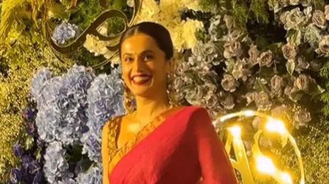 Taapsee Pannu Makes First Public Appearance After Secret Wedding With Mathias Boe: Watch Taapsee Pannu