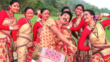 Assamese Set 2 Guinness World Records With Largest Bihu Performance Bihu dance